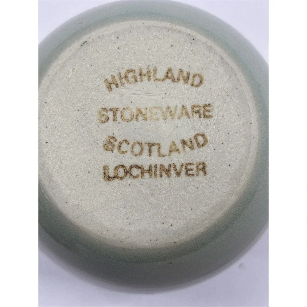Highland Stoneware Scotland Bud Vase Floral 3.25